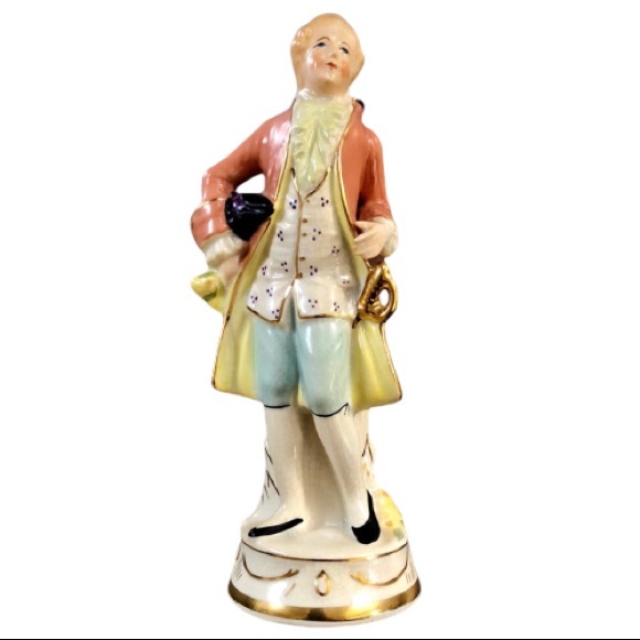 ⭐️Coventry USA⭐️Colonial Pair Fine Porcelain Lady 5012 B Man 5013 B Collectibles - Picture 8 of 13